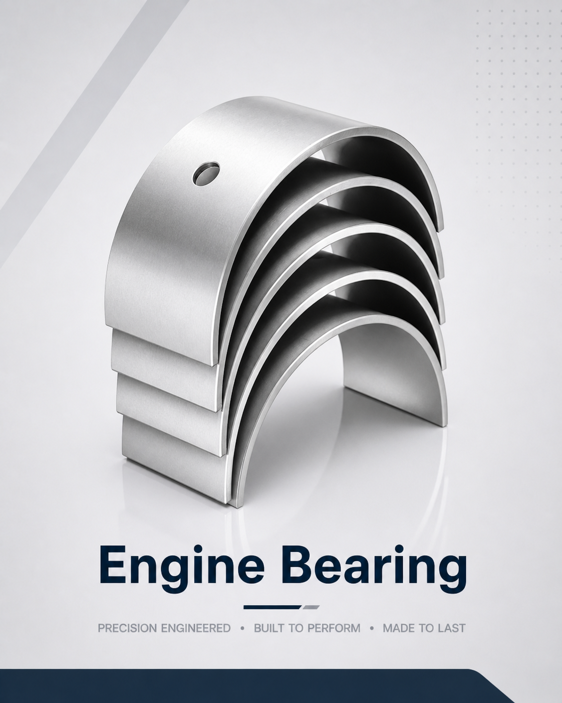 Japanese engine bearing set for professional engine overhaul